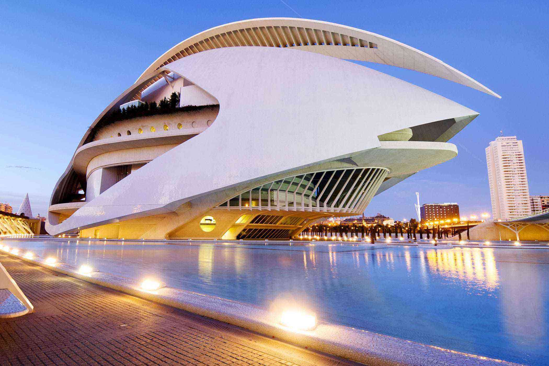 Valencia Buildings City of Arts Sciences 3