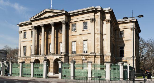 Apsley house, located on Hyde park Corner, London was the ancestral home of the dukes of Wellington.. It was also sometimes known by the address , Number one, London.