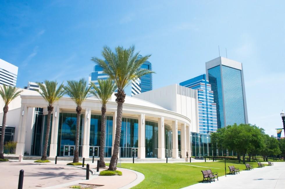 performing arts center in downtown Jacksonville, Florida;  
