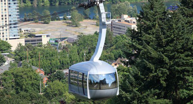 Aerial tram, Portland Oregon.