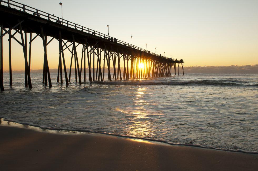 Kure Beach Pier in North Carolina, USA