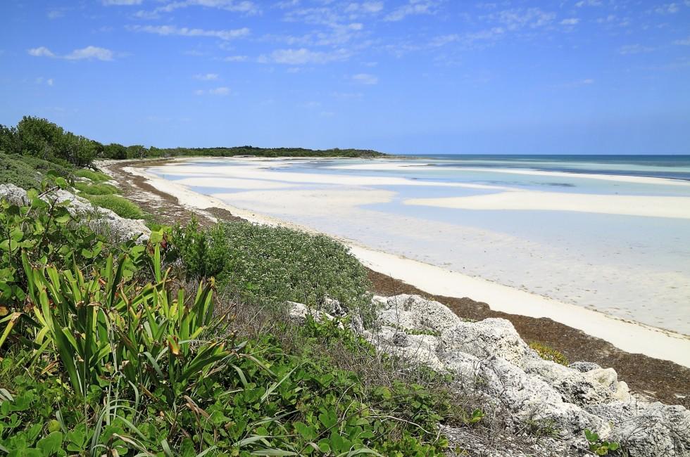 Overview of Bahia Honda Key In the Florida Keys.