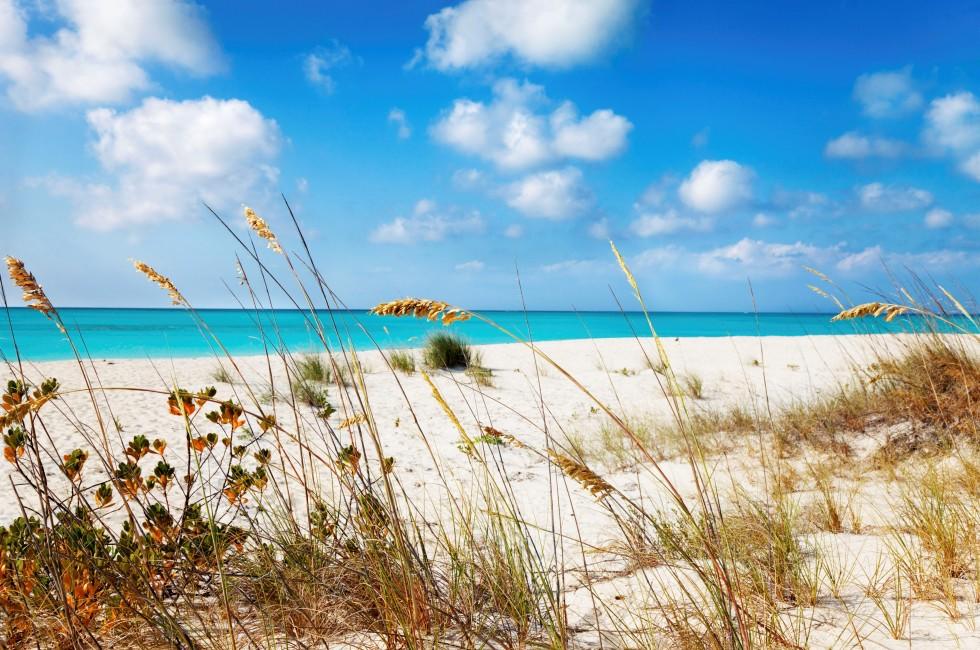 Entering Half Moon Bay from the dunes, Big Water Cay, Turks & Caicos.