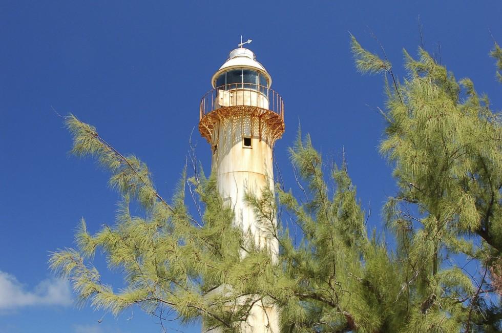 Bahamian Lighthouse at Grand Turk Island.