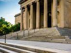 Steps to the Museum of Art in Baltimore, Maryland.