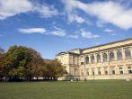 Park in Munich in fornt of the Alte Pinakothek