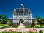 The Howard Peters Rawlings Conservatory, in Druid Hill Park, Baltimore, Maryland.