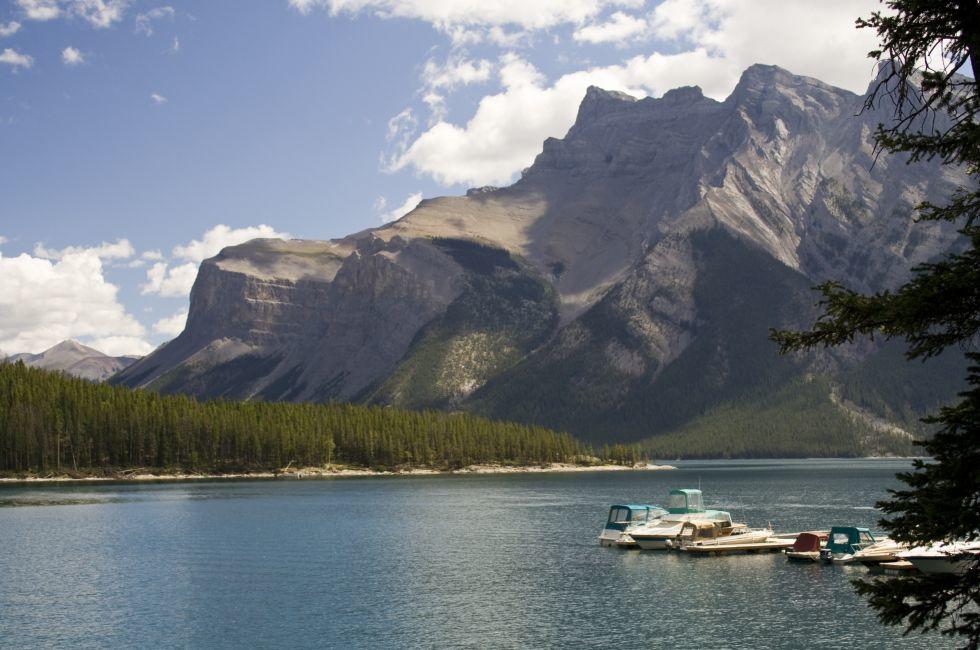 Lake Minnewanka in Banff
