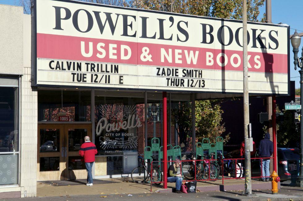 Powell's City of Books Burnside Street Portland Oregon