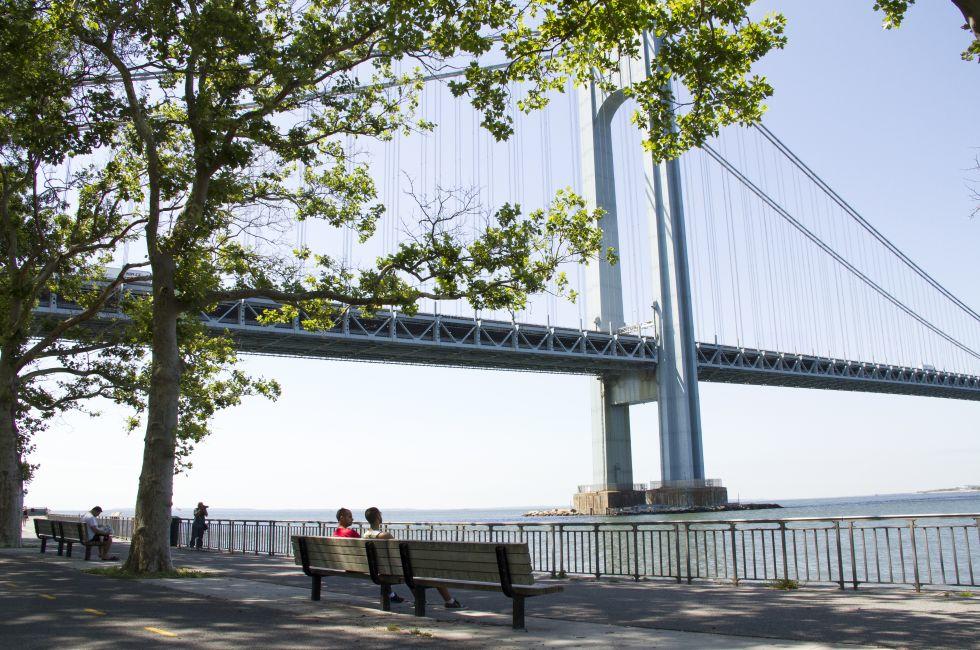 Shore Road Park, Verrazano–Narrows Bridge, Bay Ridge, Brooklyn, New York City, New York
