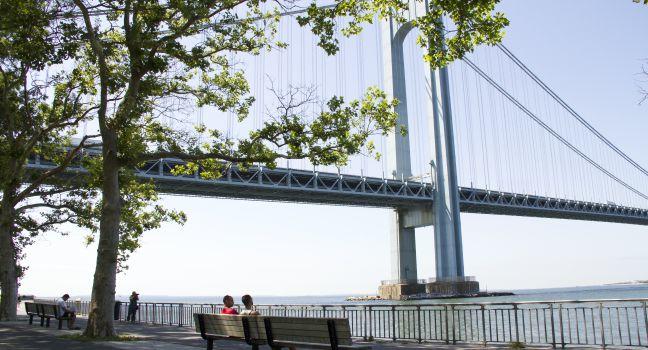 Shore Road Park, Verrazano–Narrows Bridge, Bay Ridge, Brooklyn, New York City, New York