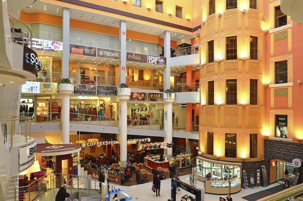 PETERSBURG-MARCH-25:Vladimirsky Passage shopping mall interior. Located near the Vladimirsky cathedral.Contains more 200 shops.This is one of the largest malls in Petersburg, Russia on March 25,2012.; Shutterstock ID 99091289; Project/Title: Moscow ebook