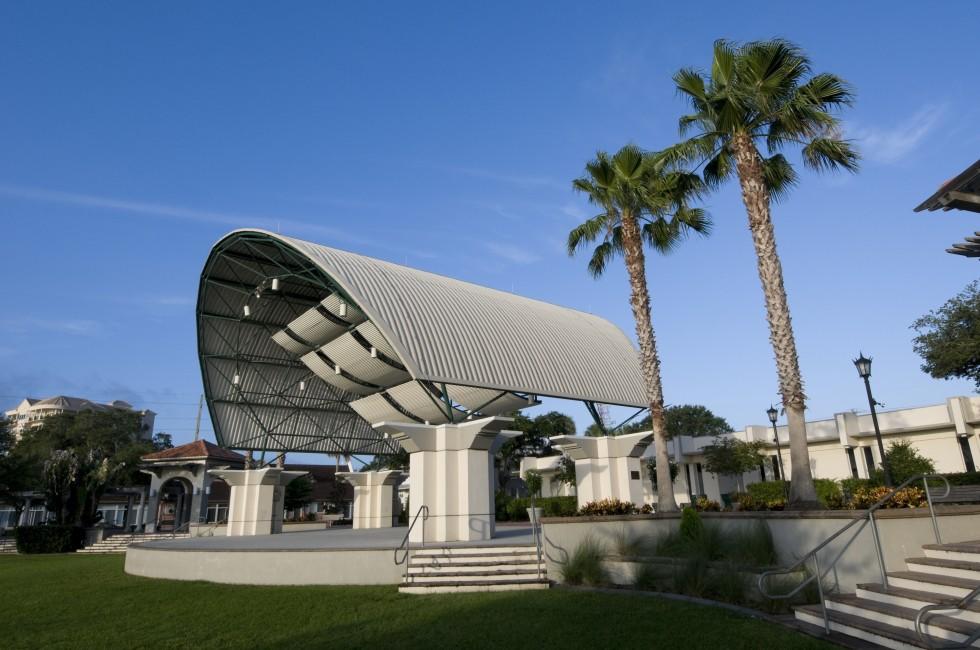 Amphitheater at Park in Cocoa, Florida.; 