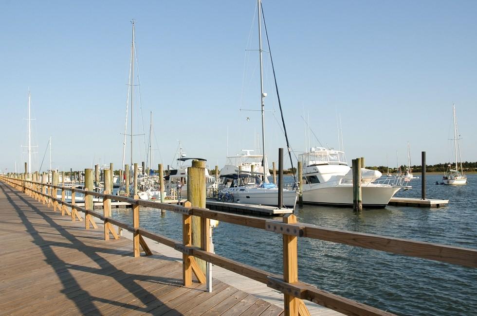 boat docks.
