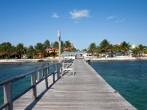 Panoramic view of Caye Caulker, Belize; 