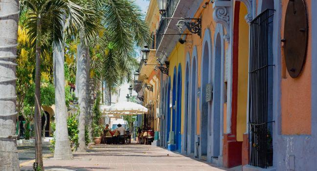 Historic Architecture in Mazatlan Mexico; 