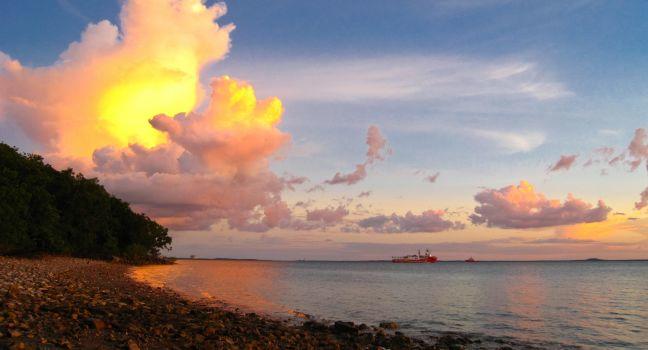 Darwin Shore Sunset; 