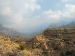The Apache Trail, East of Phoenix, Arizona, United States. A narrow winding road that snakes its way around the north side of Superstition Mountains.; 