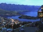 landscape of Queenstown City New Zealand at Night