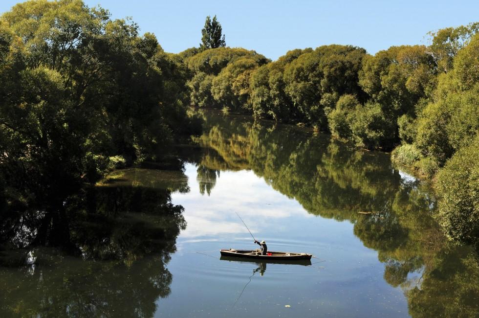Fishing in the south island of New Zealand.