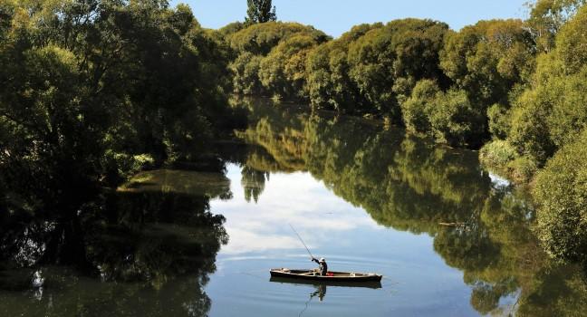 Fishing in the south island of New Zealand.