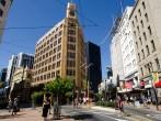 WELLINGTON - MARCH 01:Buildings along Lambton Quay on March 01 2013 in Wellington, NZ. Wellington is the capital city and second most populous urban area of New Zealand 