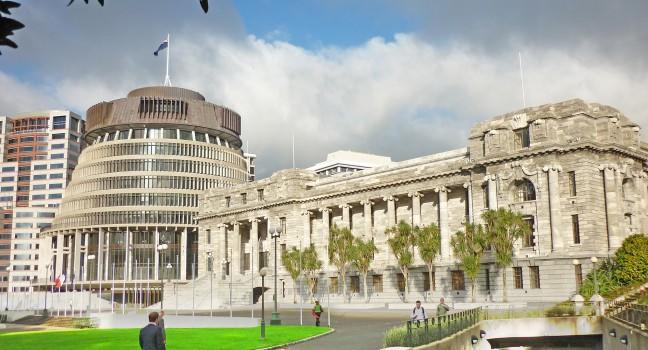 Wellington, New Zealand Parliament Buildings 