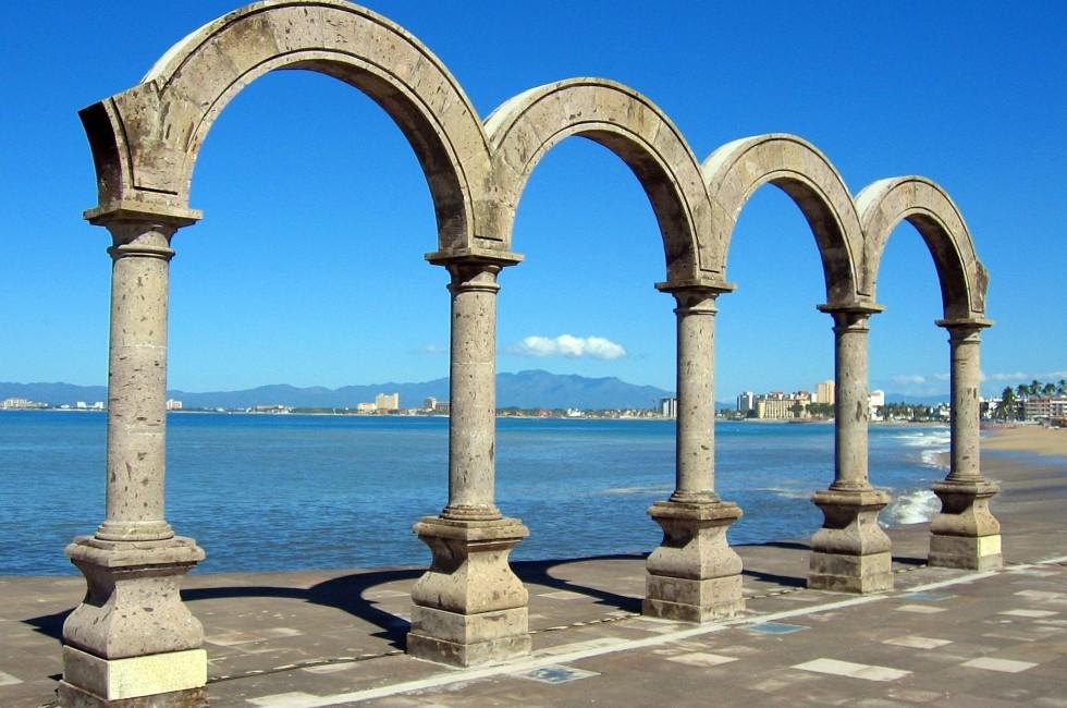 Arches in Puerto Vallarta, Mexico 