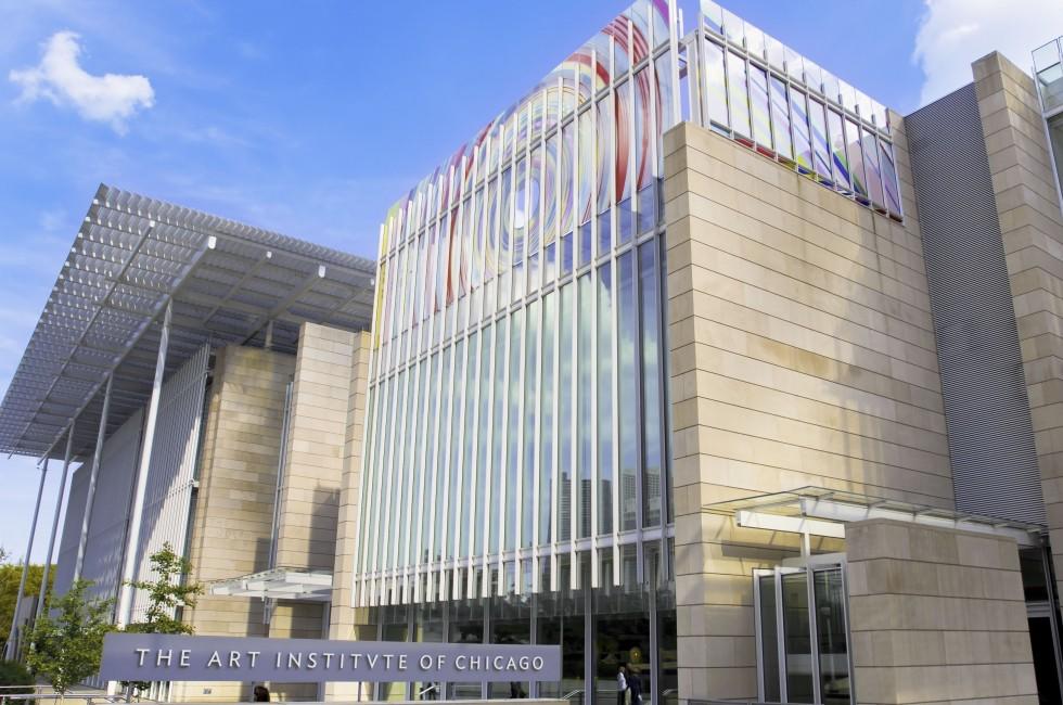 CHICAGO, ILLINOIS - SEPTEMBER 8: The Modern Wing of the Art Institute of Chicago designed by architect Renzo Piano on September 8, 2012 in Chicago, Illinois.