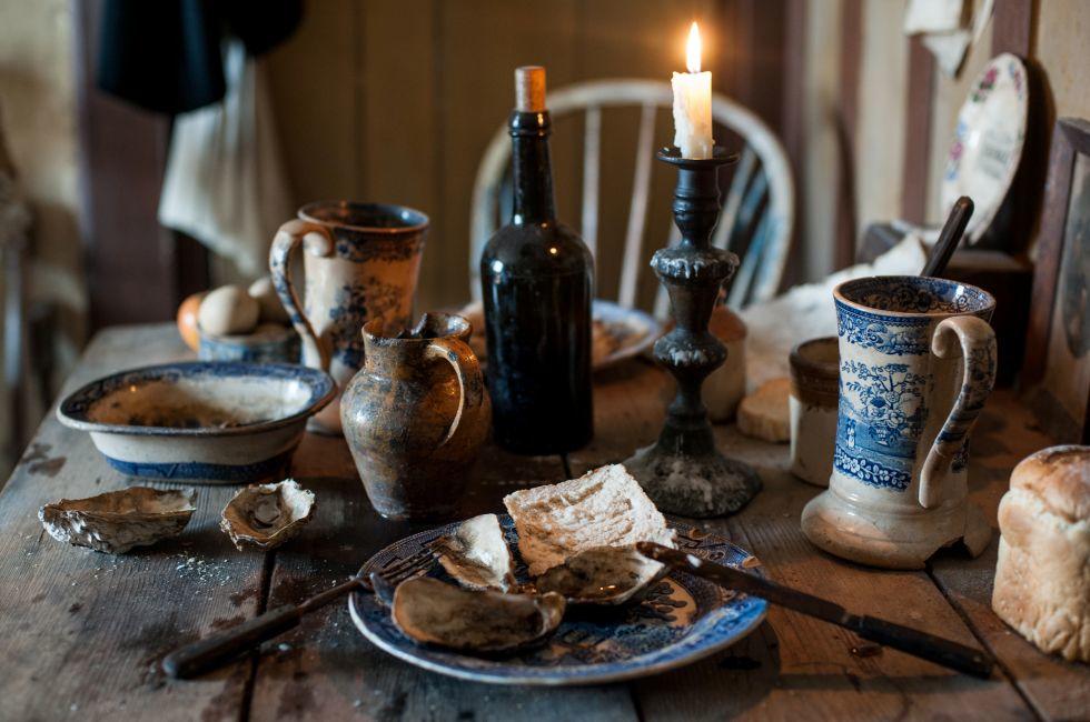 Table, Dennis Severs' House, London, England