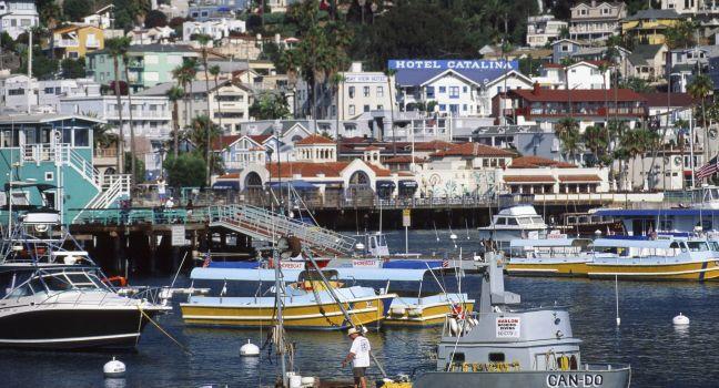 Harbor, Catalina, Orange County and Catalina Island, California, USA