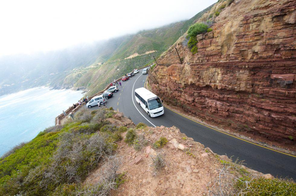 Cape Town, Chapman's Peak-01 March 2015: Chapman's Peak mountain pass along Cape Town cliffs.