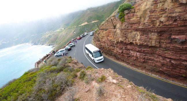 Cape Town, Chapman's Peak-01 March 2015: Chapman's Peak mountain pass along Cape Town cliffs.