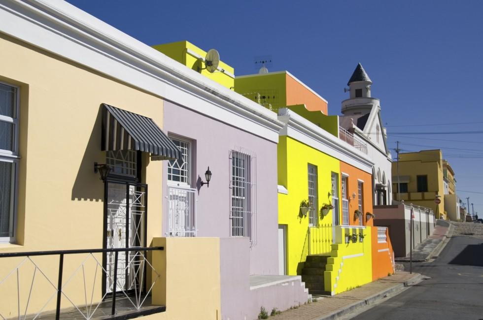 Houses, Bo Kaap, Cape Town, South Africa 