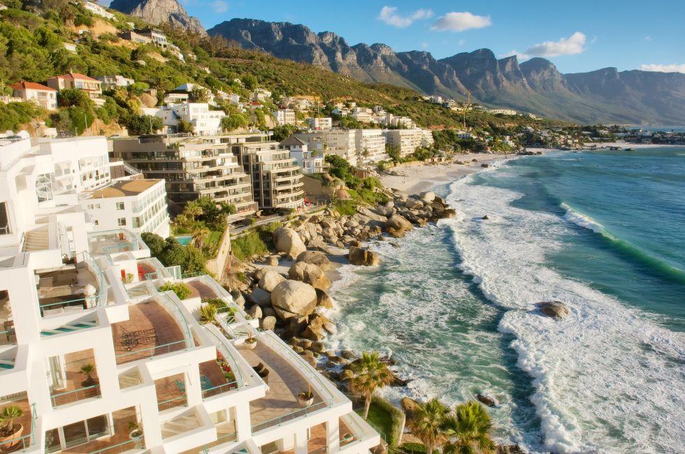 Penthouse estate near beach. Shot in Cape Town, South Africa. 