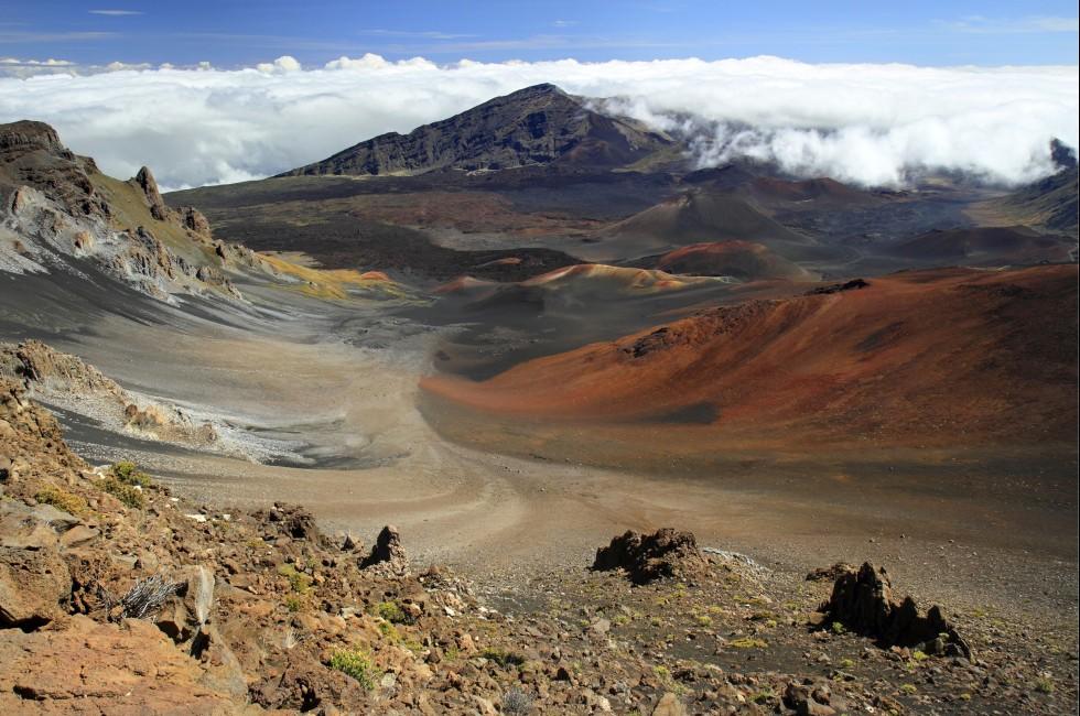 Haleakala Crater, Haleakala National Park, Maui, Hawaii, USA 