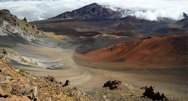 Haleakala Crater, Haleakala National Park, Maui, Hawaii, USA 