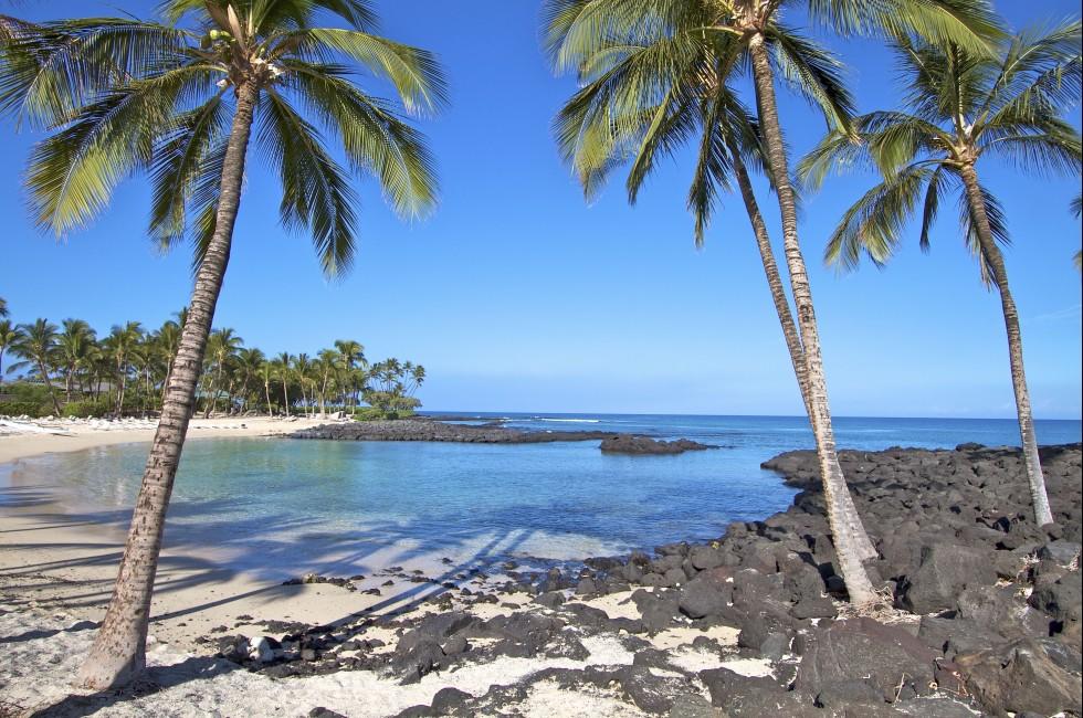 Hawaii Big Island beach.