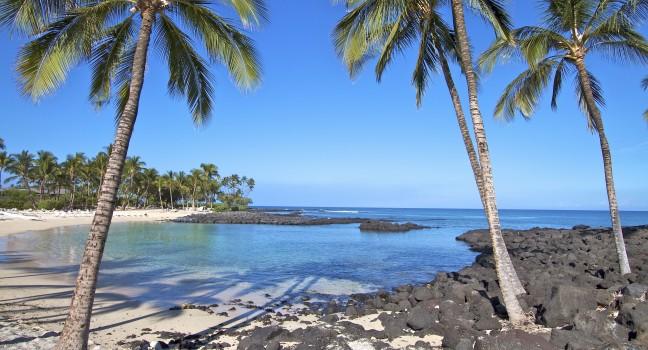 Hawaii Big Island beach.