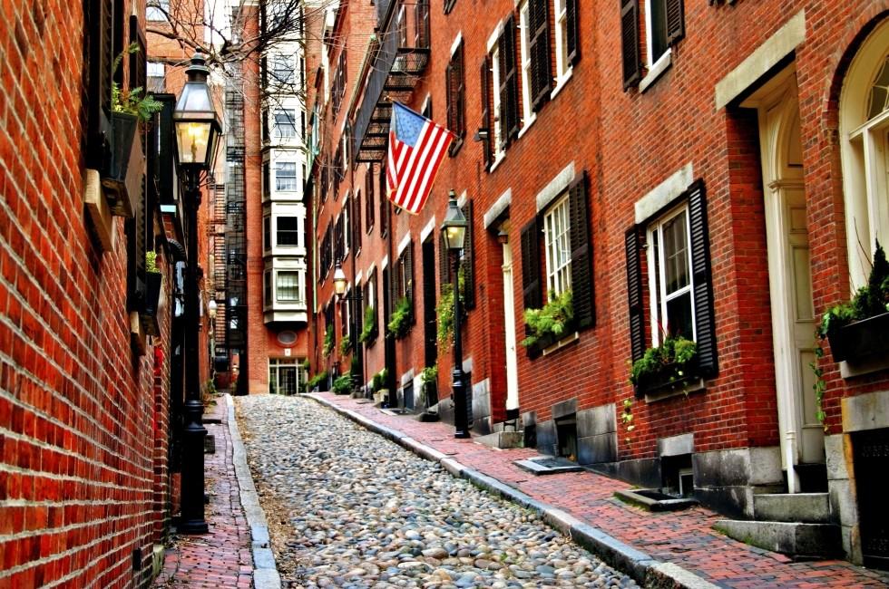 Beacon Hill, Boston.