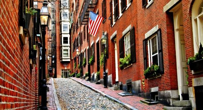 Beacon Hill, Boston.