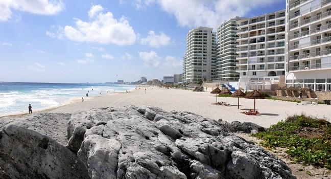 cancun beach.