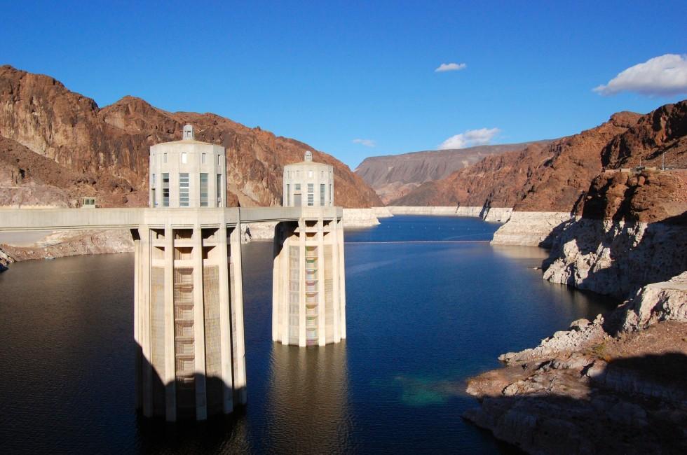 Lake Mead near Hoover Dam in Nevada, USA.