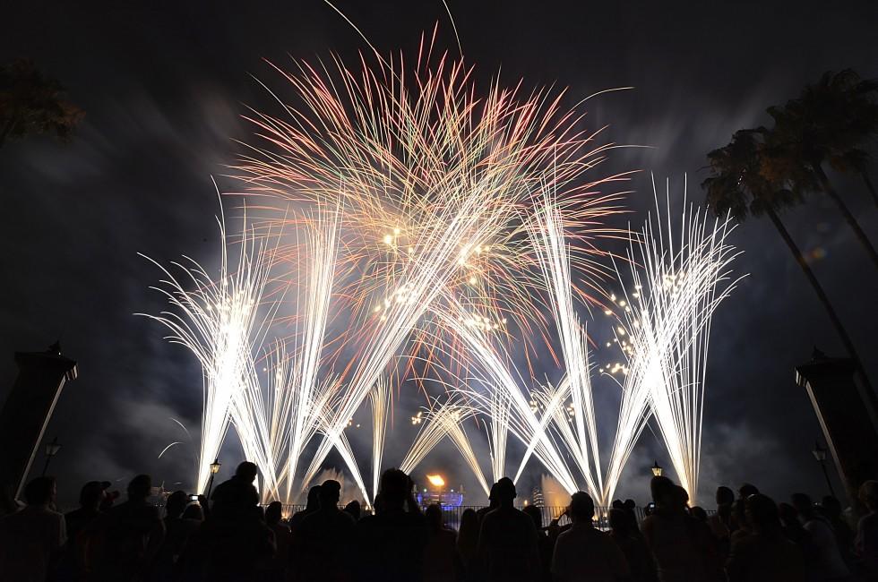 Fireworks at Epcot , Orlando, Florida; 