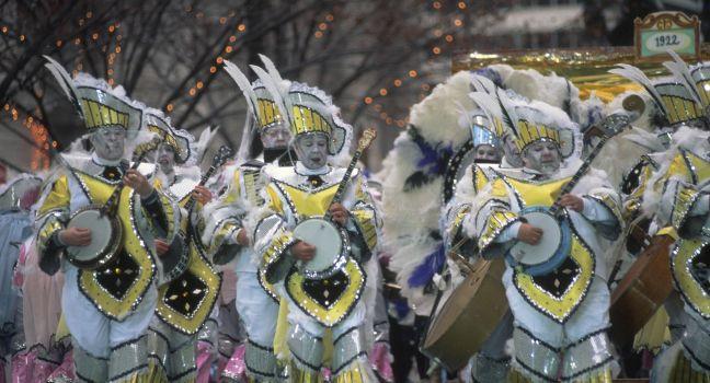 New Years Day, Mummers Parade, pennsylvania