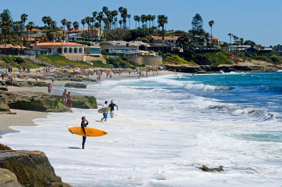 Windansea beach in San Diego.