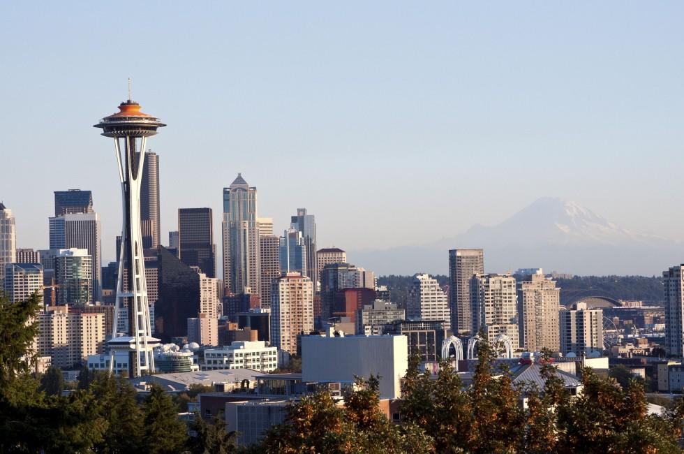 Seattle Downtown from Kerry Park viewpoint.