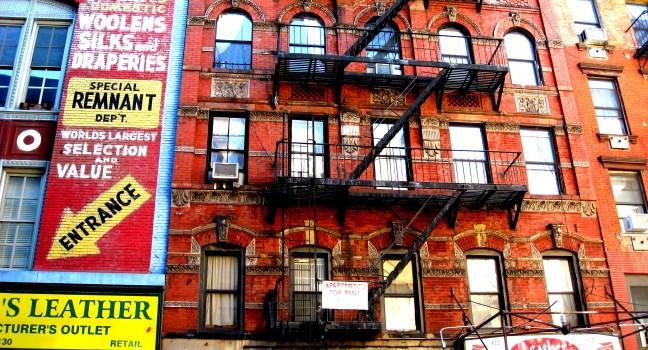 Shops, Building, Lower East Side, New York City, New York, USA 