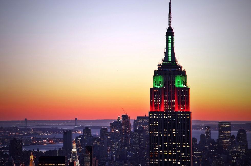 Sunset, Empire State Building, Manhattan, New York City, NY, USA