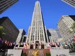 NEW  YORK - SEPTEMBER 5: Rockefeller Center on September 5, 2010 in NYC. Rockefeller Center is a complex of 19 commercial buildings, built by the Rockefeller family, located in Midtown Manhattan.; Shutterstock ID 100153565; Project/Title: MB_NYPhotoMap